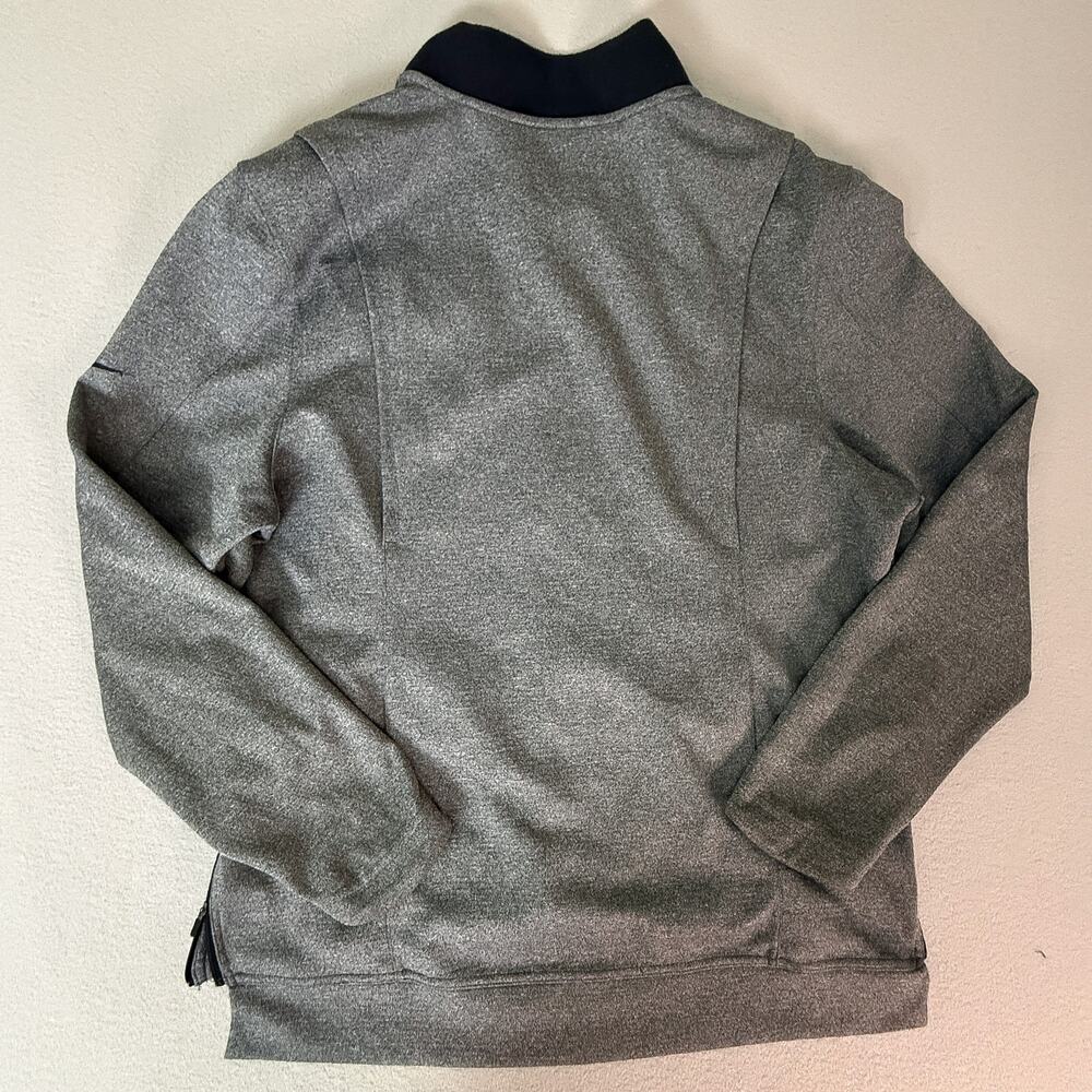 Nike Basketball Dri-FIT Full Zip Jacket Gray Black Stand Collar Men's L